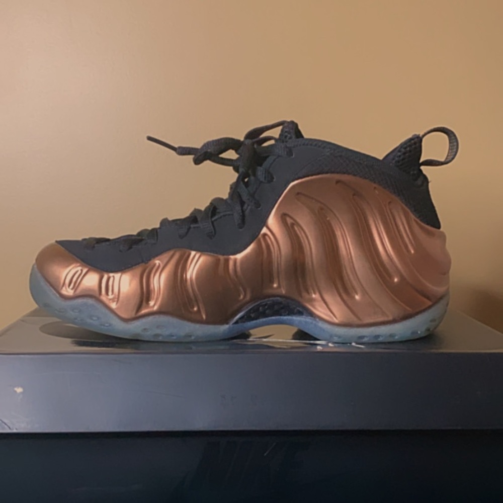 Copper Air Foamposite One